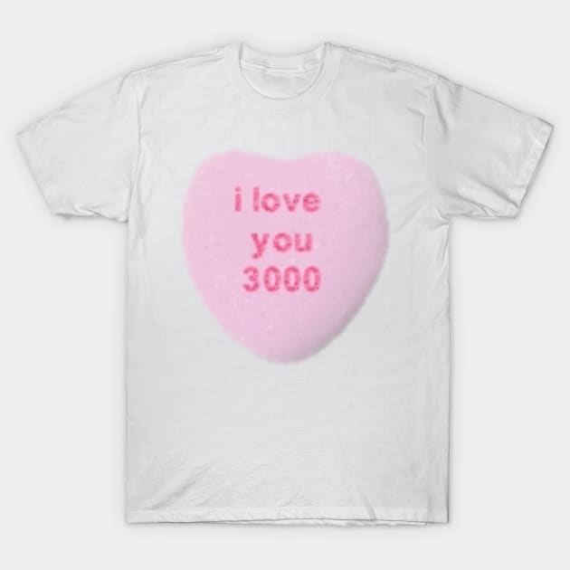 I Love You 3000 T-Shirt by metanoiias